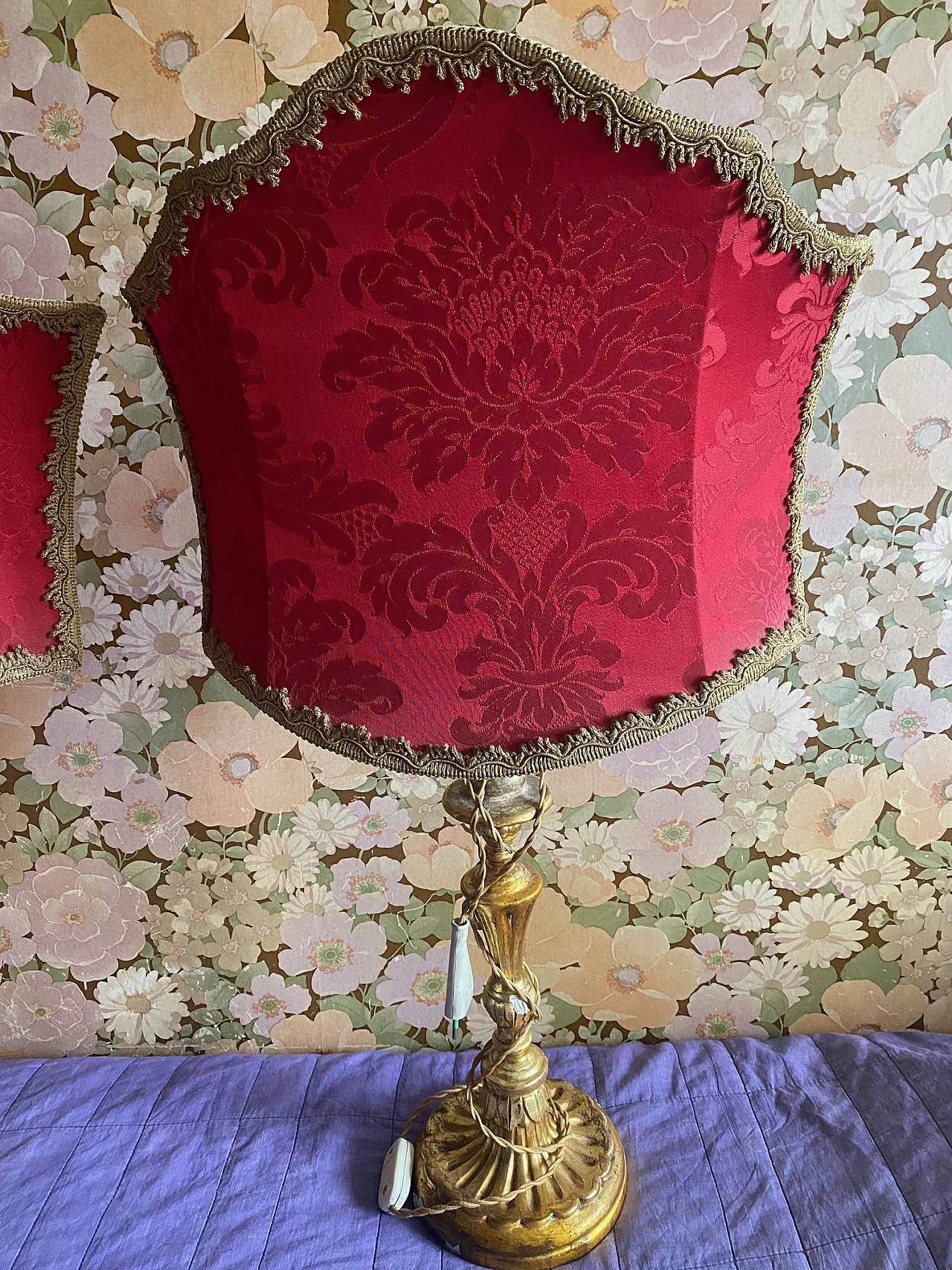 Pair of lights from two candelabras, 19th century 5