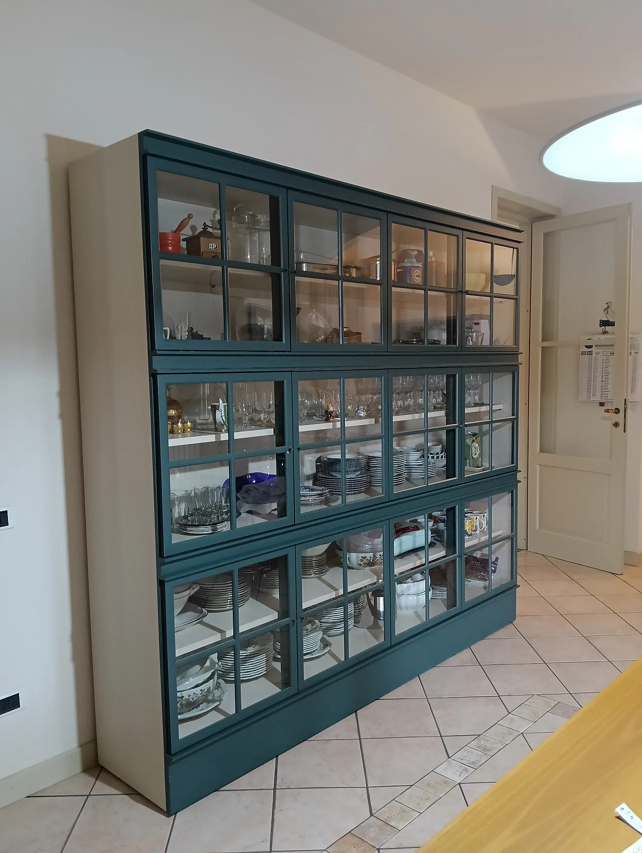 Glass cabinet mod. Steamer by Molteni, 90s 5