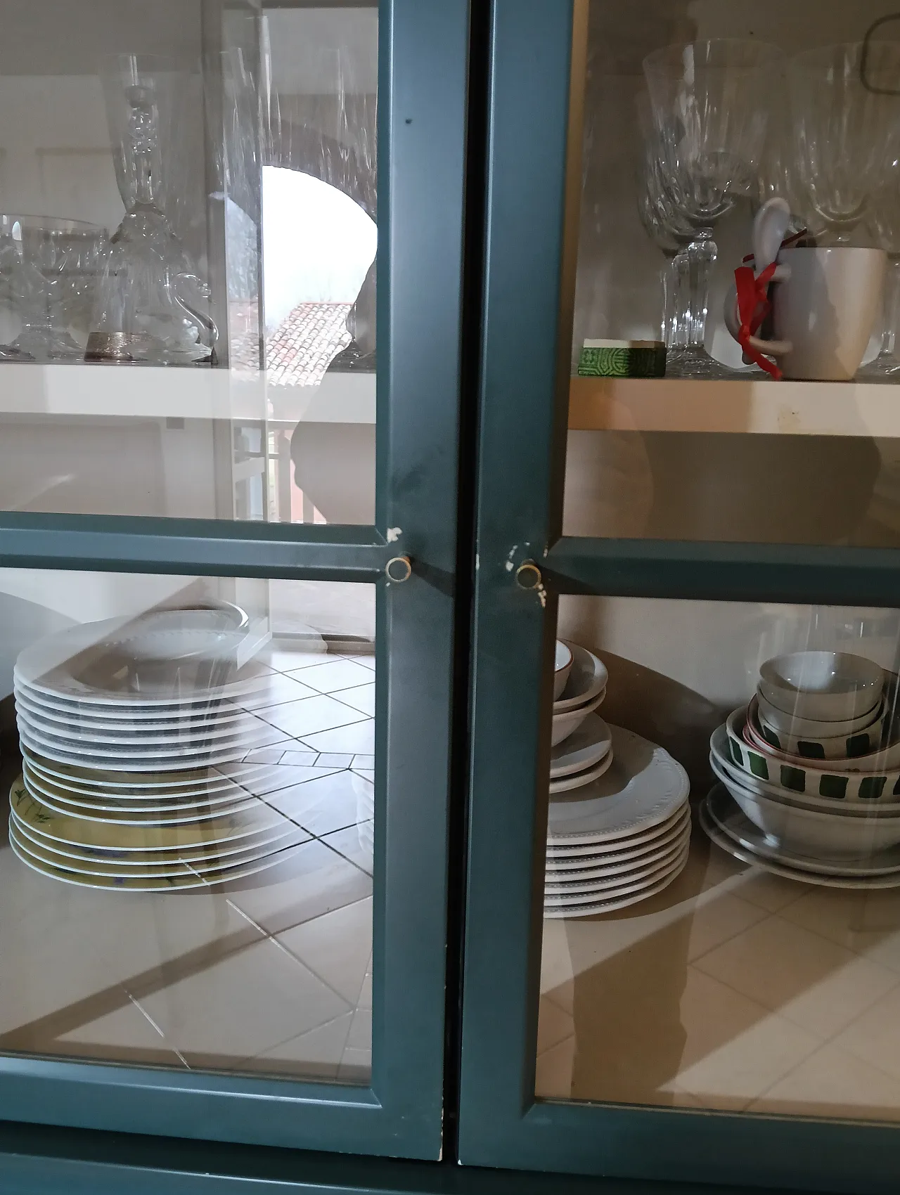 Glass cabinet mod. Steamer by Molteni, 90s 11