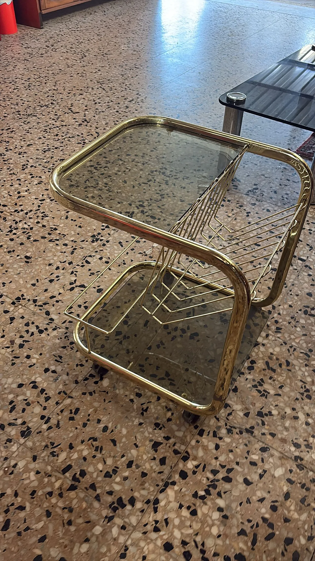 Carrello portariviste, anni '70 3