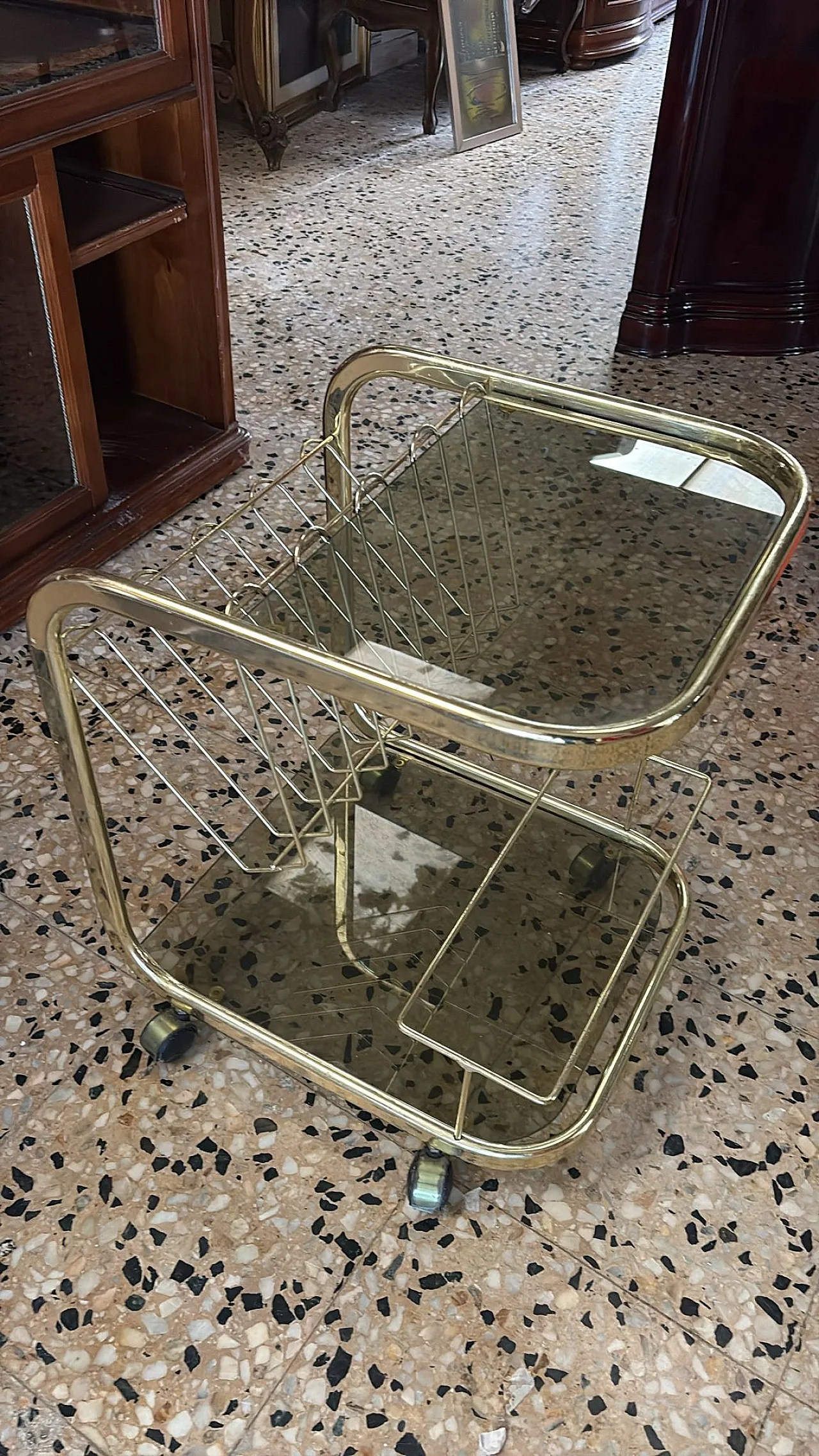 Carrello portariviste, anni '70 5
