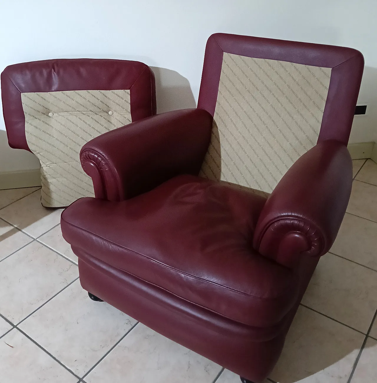 Armchair, mod. Dream by Poltrona Frau, 90s 4