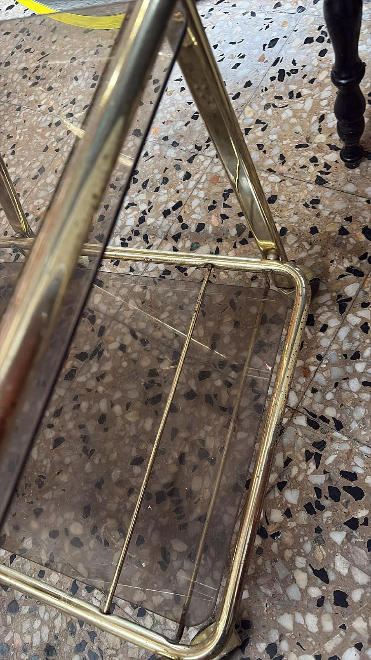 Carrello Bar stile Hollywood Regency,  anni '70 1