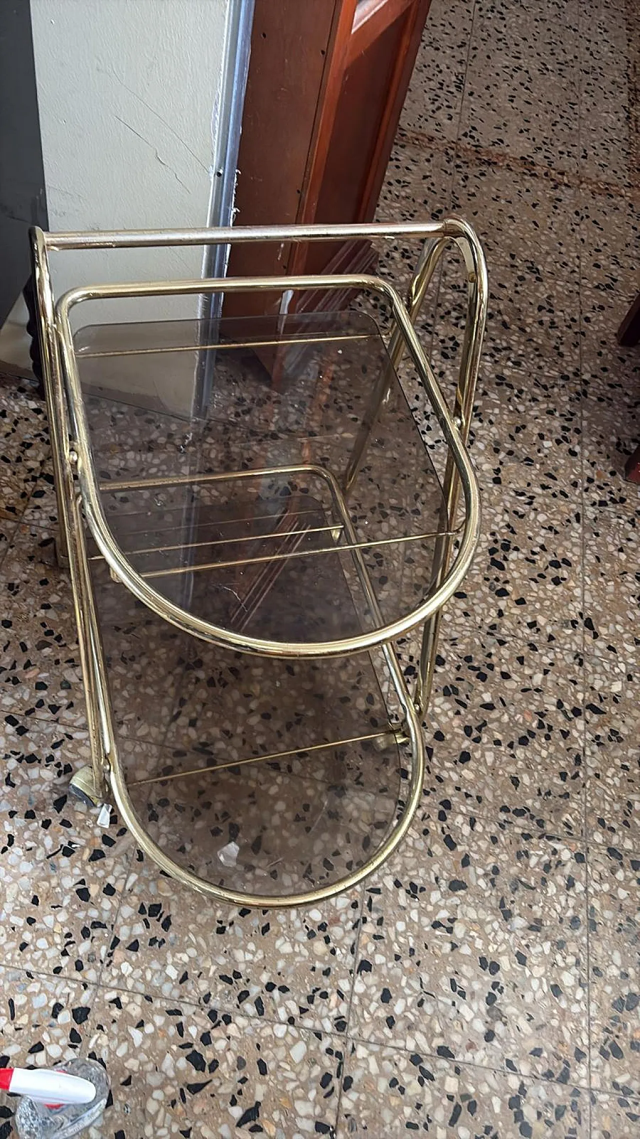 Carrello Bar stile Hollywood Regency,  anni '70 3