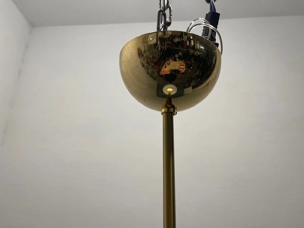 Murano glass pendant lamp, 1980s 3