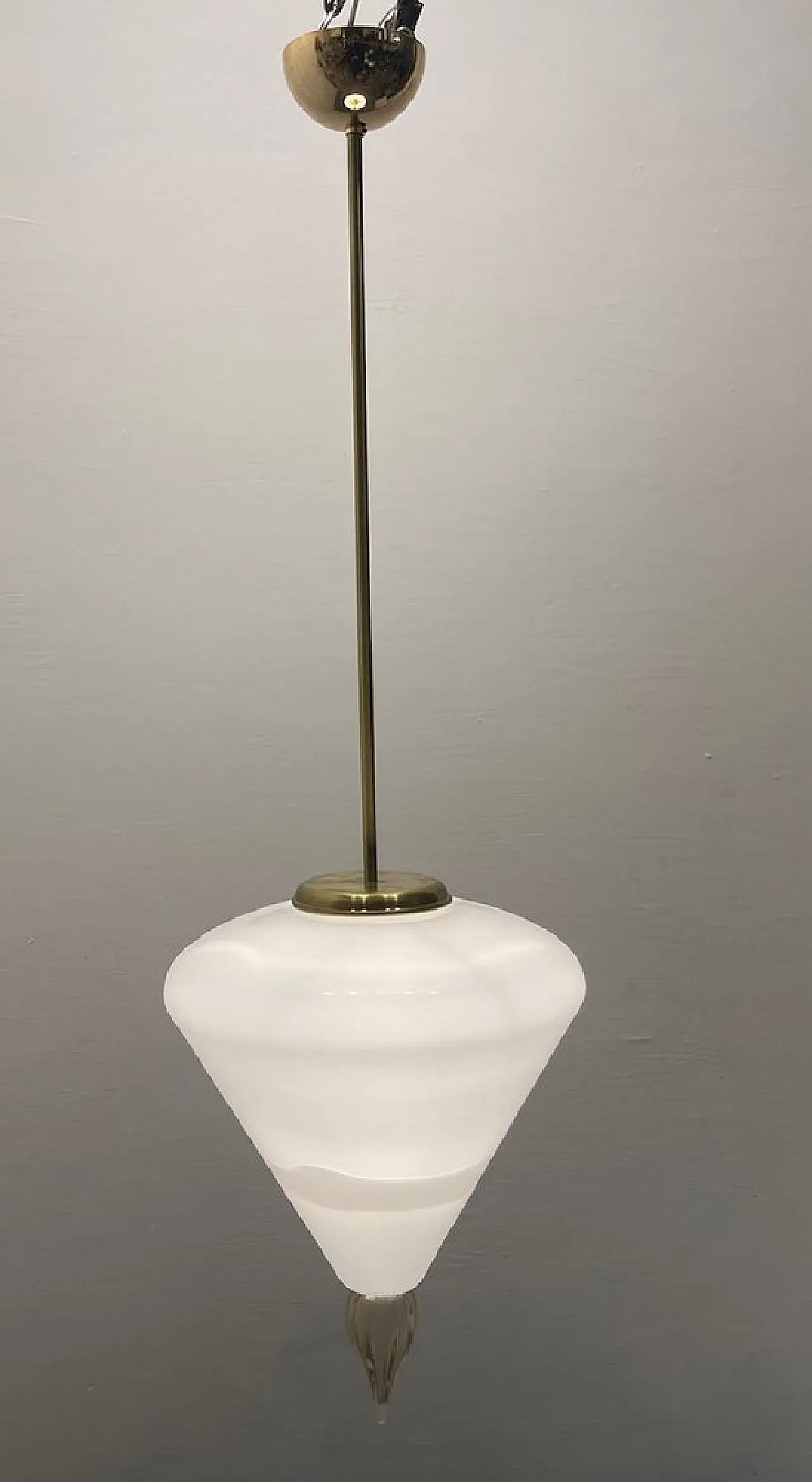 Murano glass pendant lamp, 1980s 10