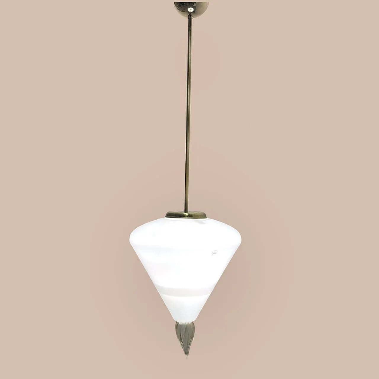 Murano glass pendant lamp, 1980s 12