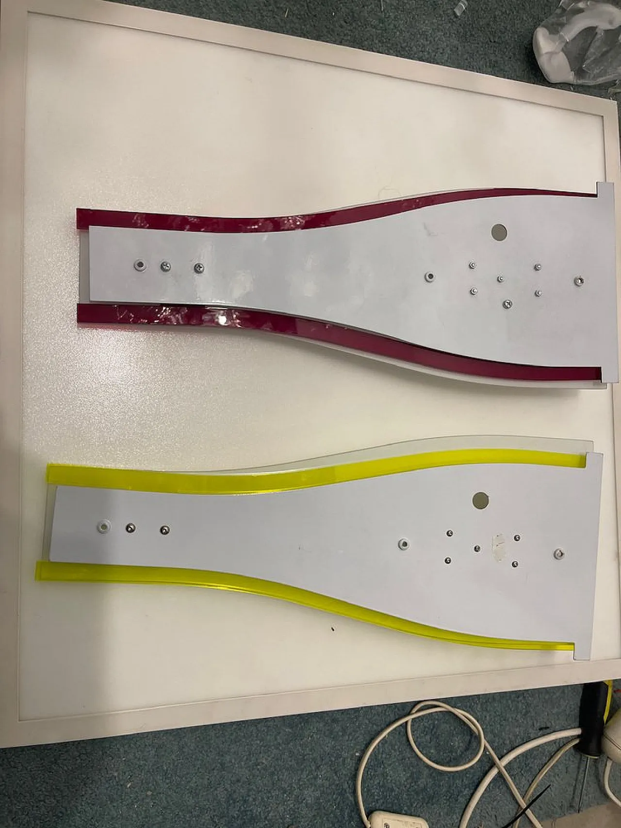 Pair of Italian glass sconces from Arteficia, 1990s, 5