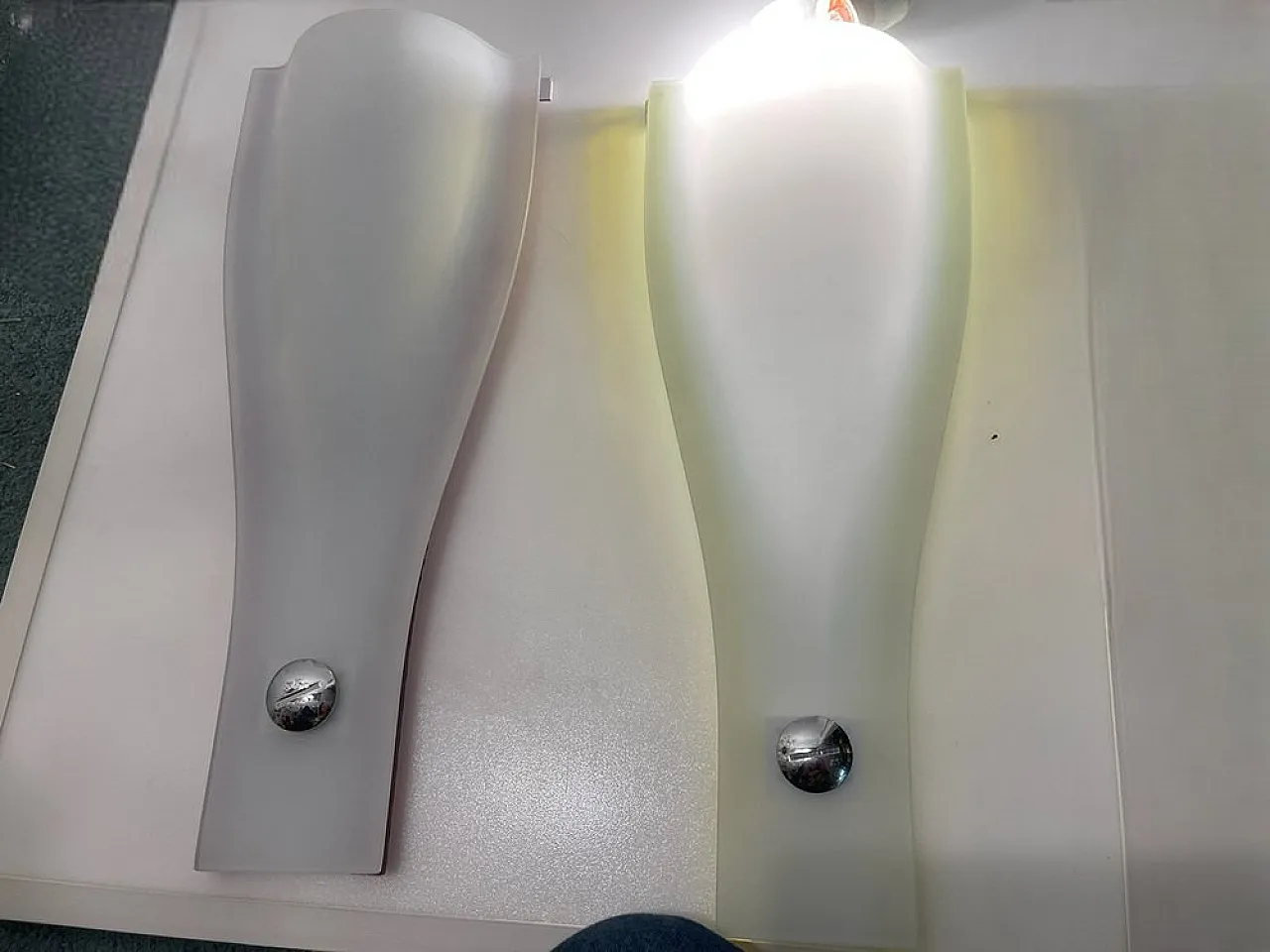 Pair of Italian glass sconces from Arteficia, 1990s, 7