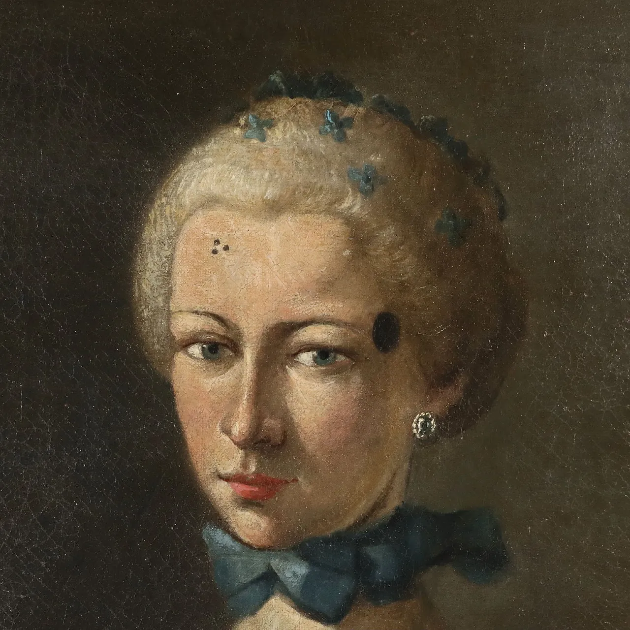 Portrait of a Lady, oil on canvas, Italian School, 18th century 4