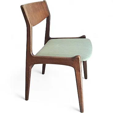 Chair by P.E.Jørgensen with continuous backrest, 60s