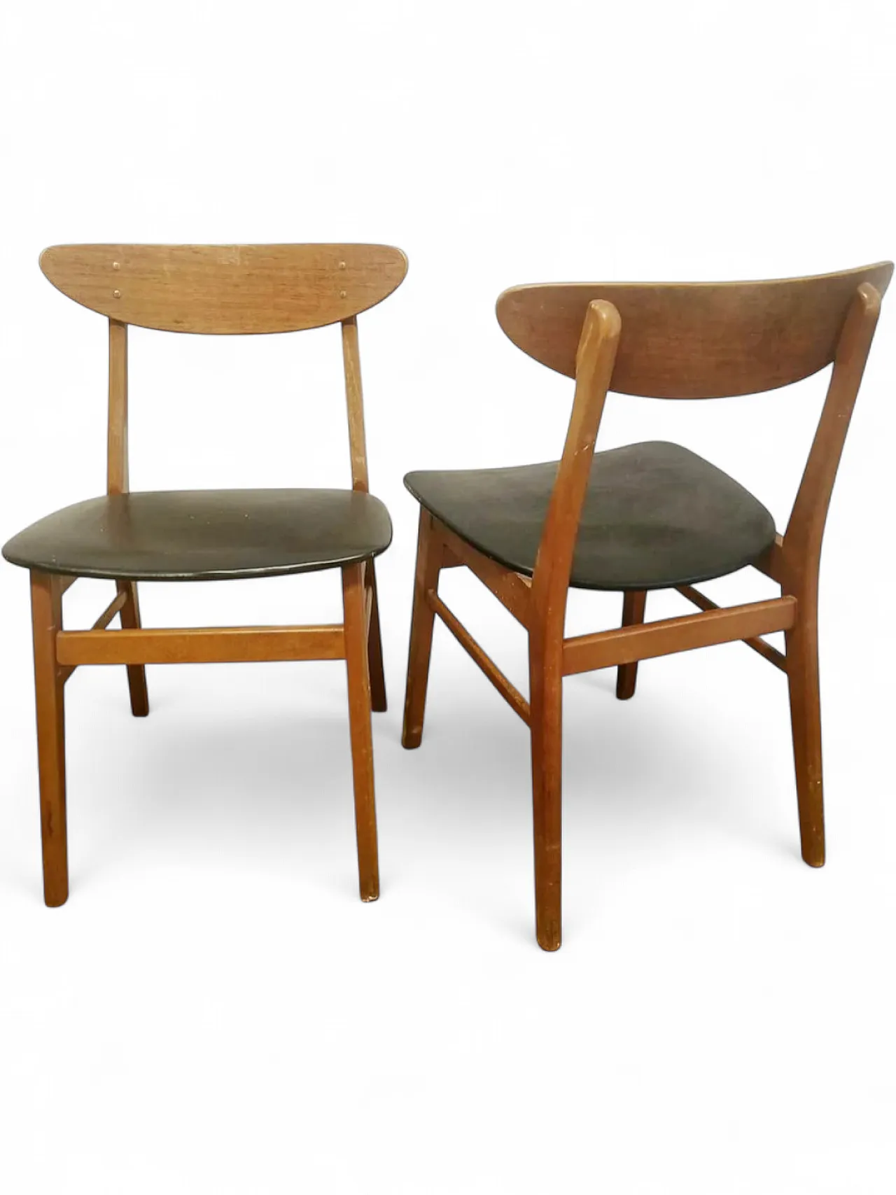Pair of Farstrup Chairs Model 210 Danish in teak, 1950s 6