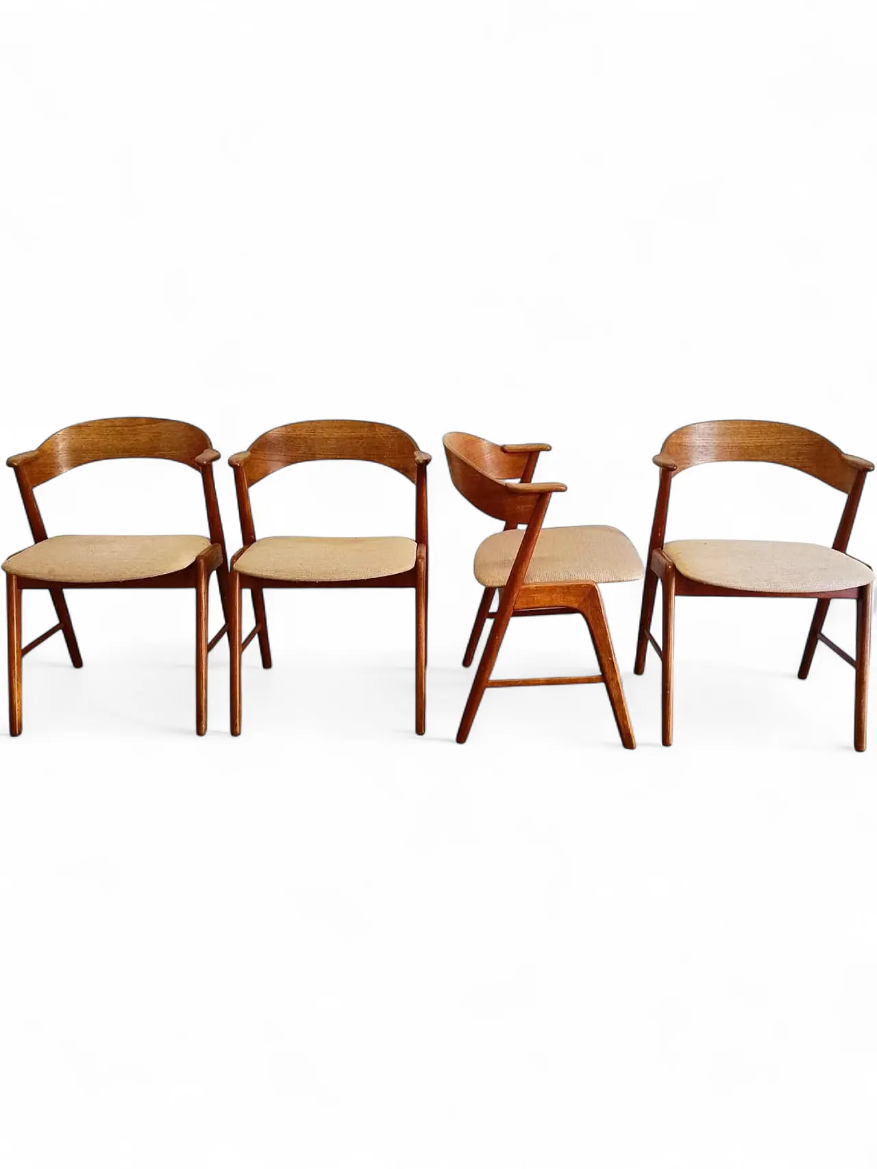 4 chairs by Kai Kristiansen Danish, 1950s 7