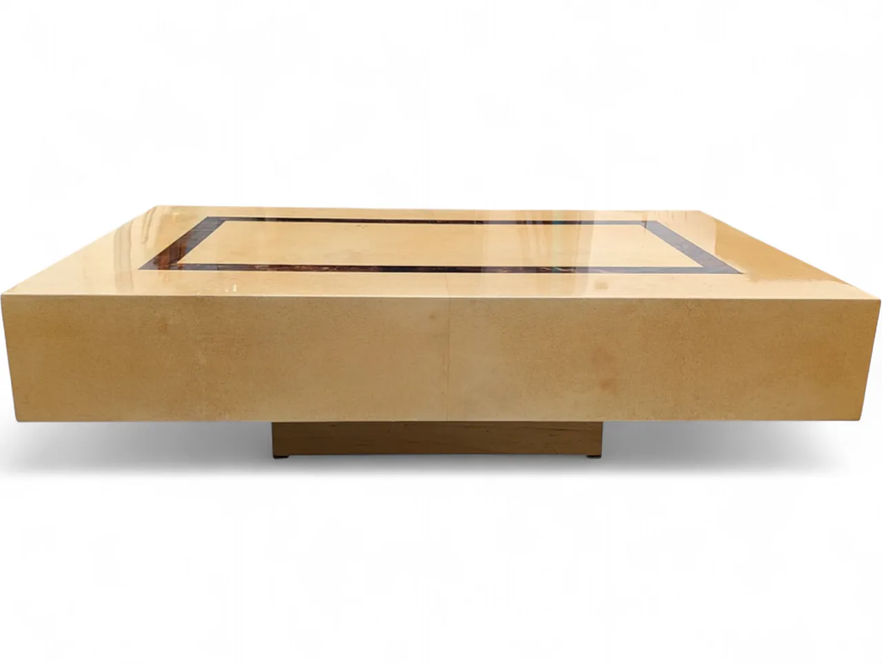 Coffee table in lacquered wood, Italy, mid-20th century 10