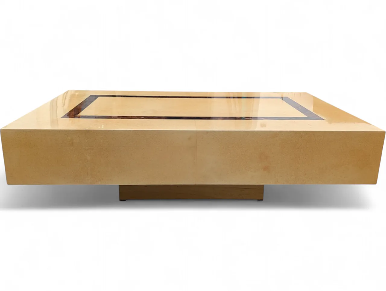 Coffee table in lacquered wood, Italy, mid-20th century 11