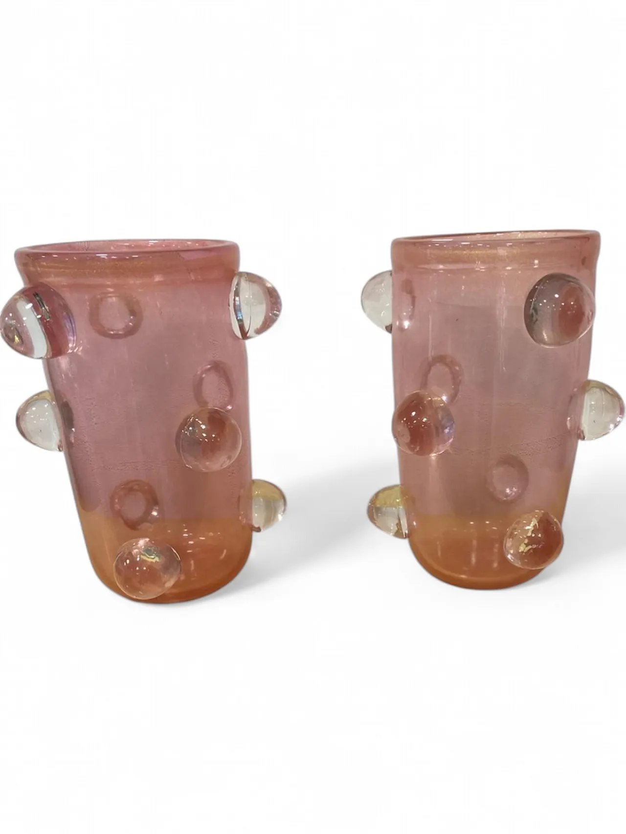 Pair of Murano glass vases by Ferro, 1990s 10