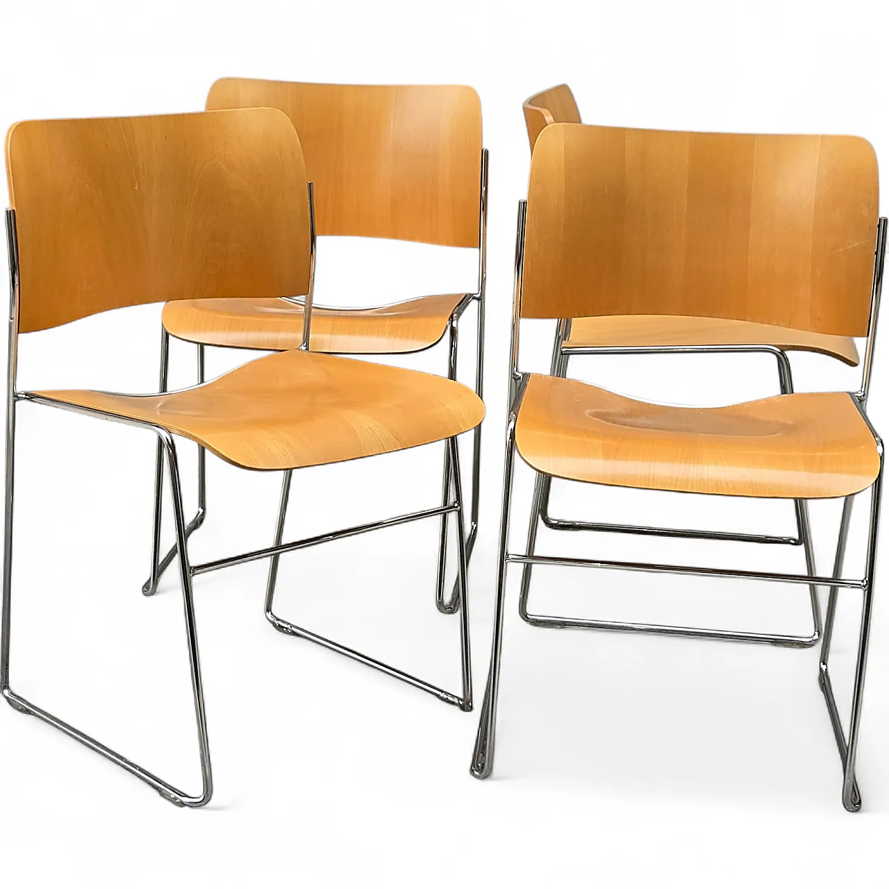 4 Sedie 40/4  David Rowland, anni '60 9