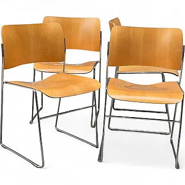 4 Sedie 40/4  David Rowland, anni '60