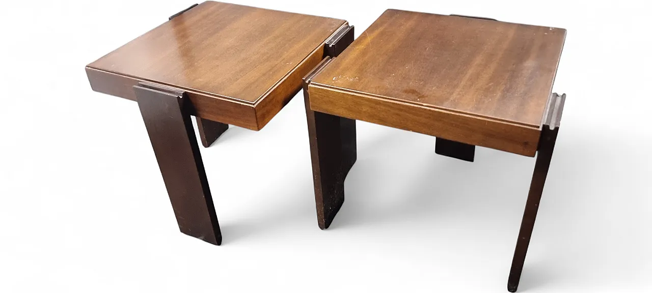 Coppia Tavolini da Caffè F.Frattini per Cassina, anni '90 10