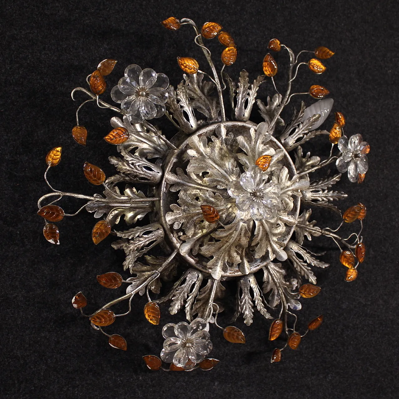 Florentine ceiling light Banci Firenze, 70s 1