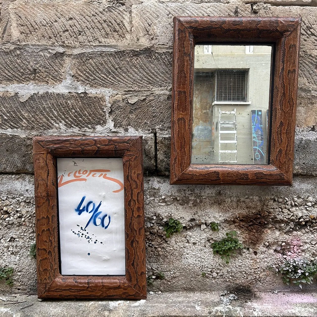 Coppia di specchi Art Déco di Karl Springer, anni '30 2