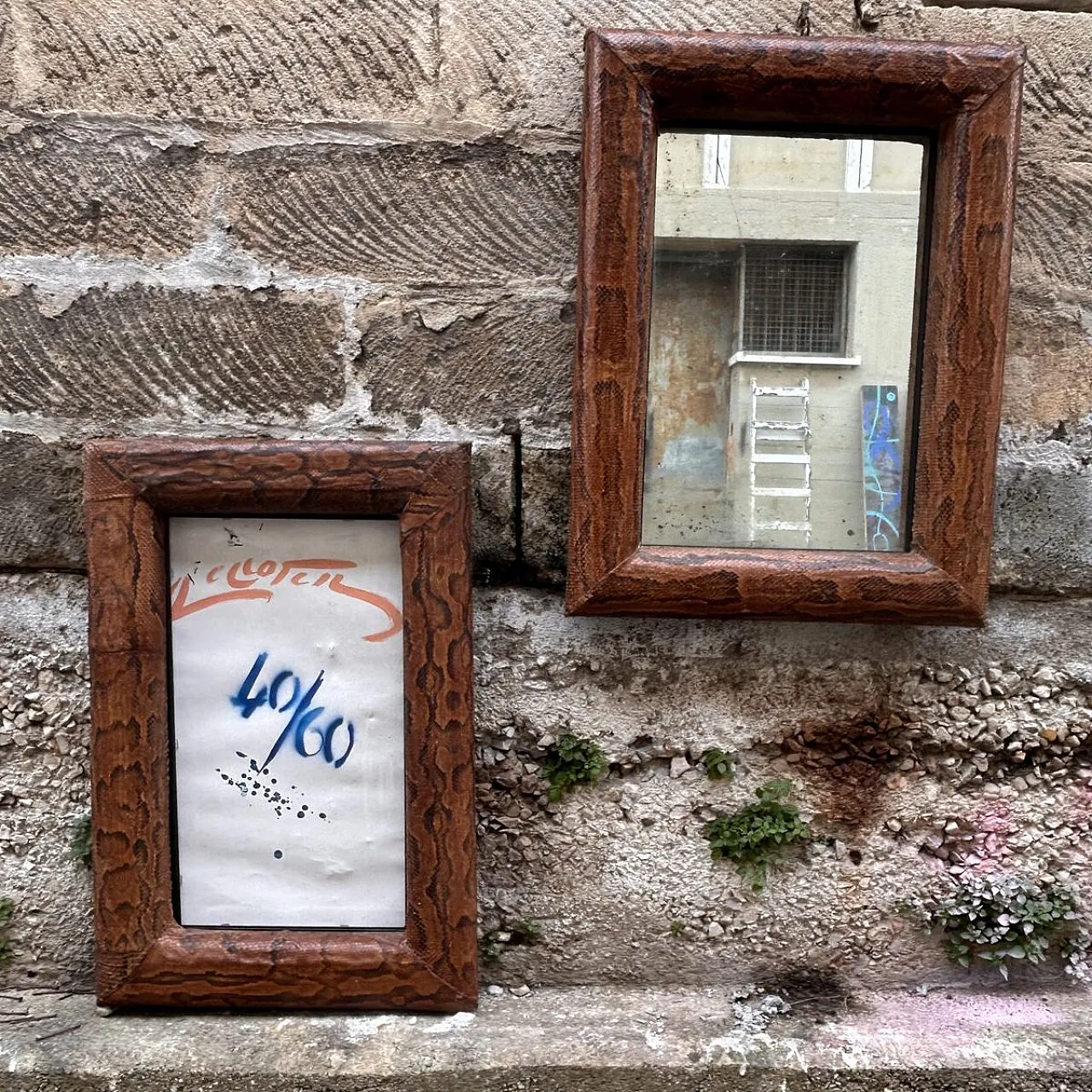 Coppia di specchi Art Déco di Karl Springer, anni '30 3