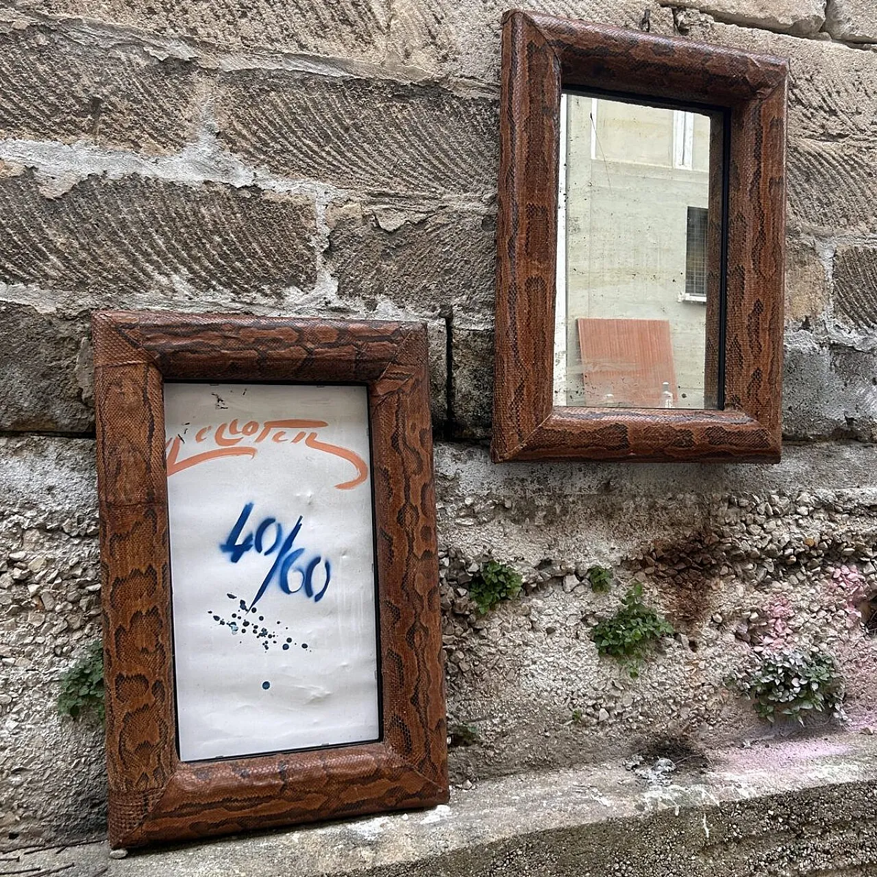 Coppia di specchi Art Déco di Karl Springer, anni '30 9