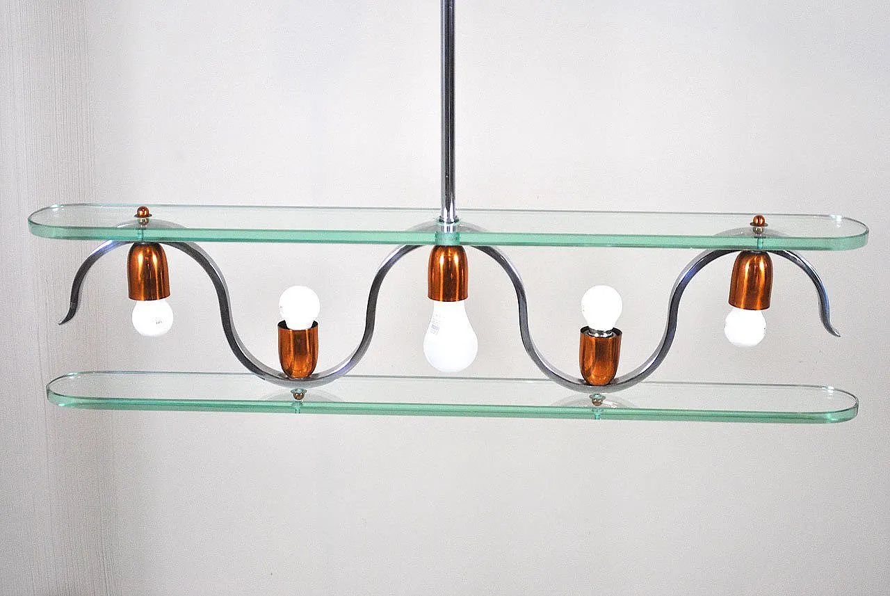 Pendant light by Fontana Arte, 1950s 6