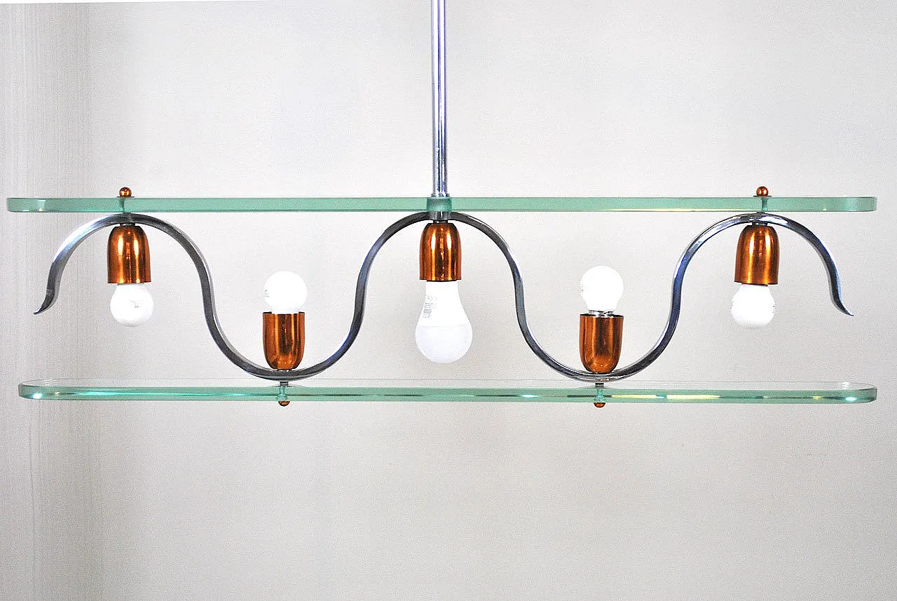 Pendant light by Fontana Arte, 1950s 7
