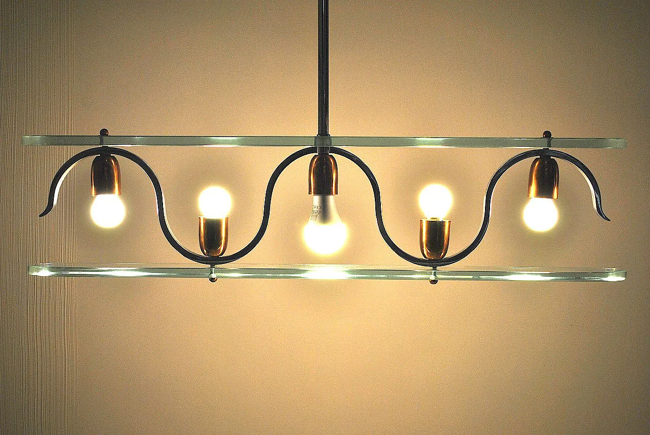 Pendant light by Fontana Arte, 1950s 11