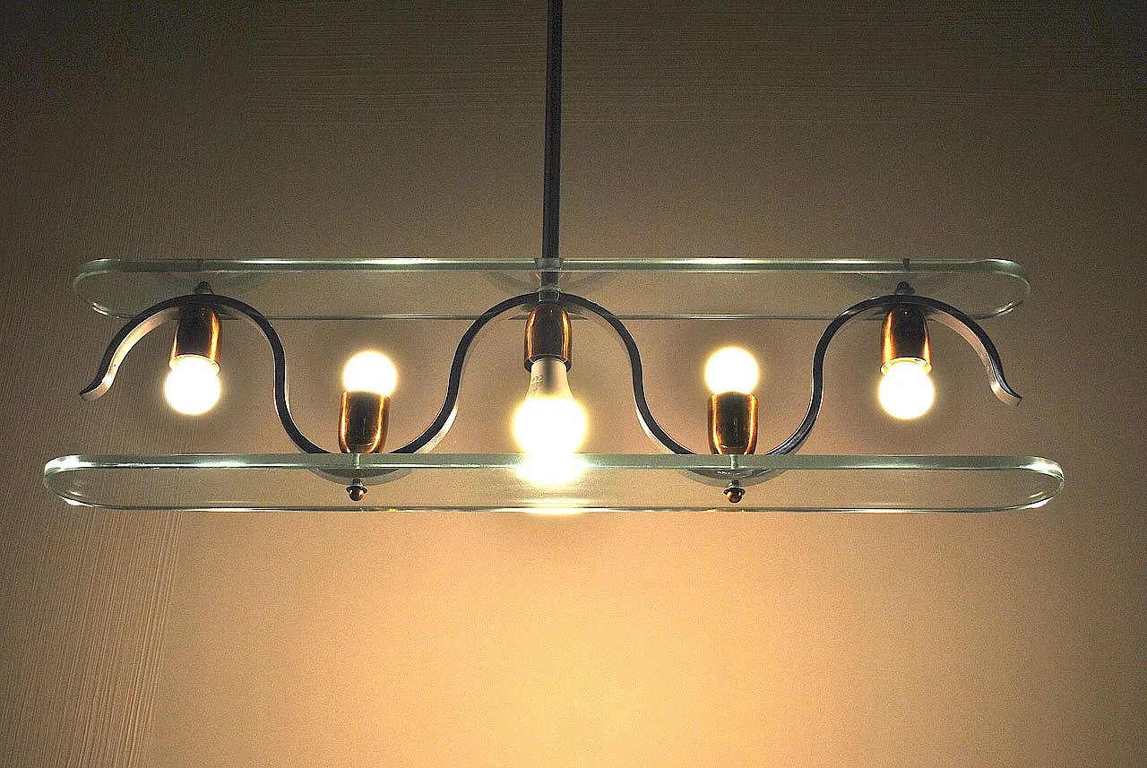 Pendant light by Fontana Arte, 1950s 12