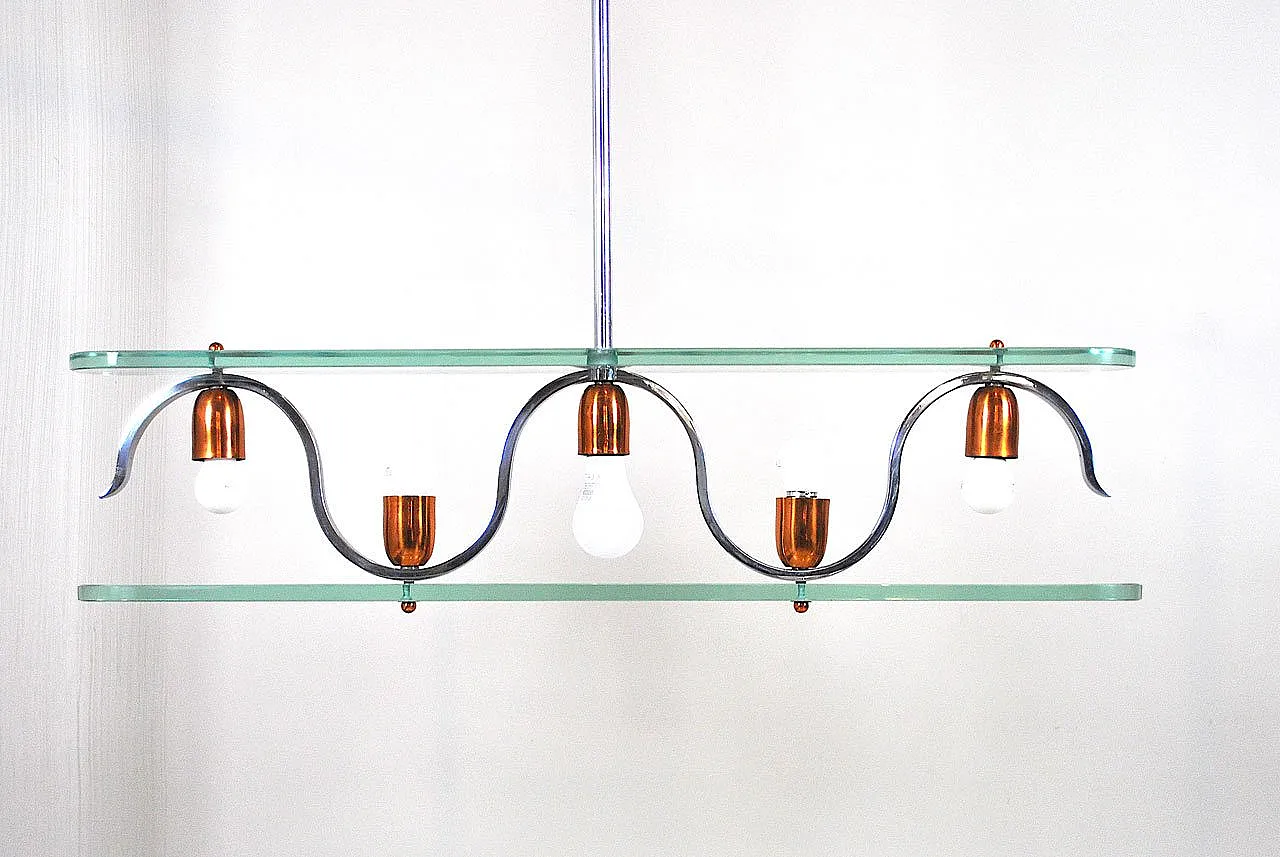 Pendant light by Fontana Arte, 1950s 14