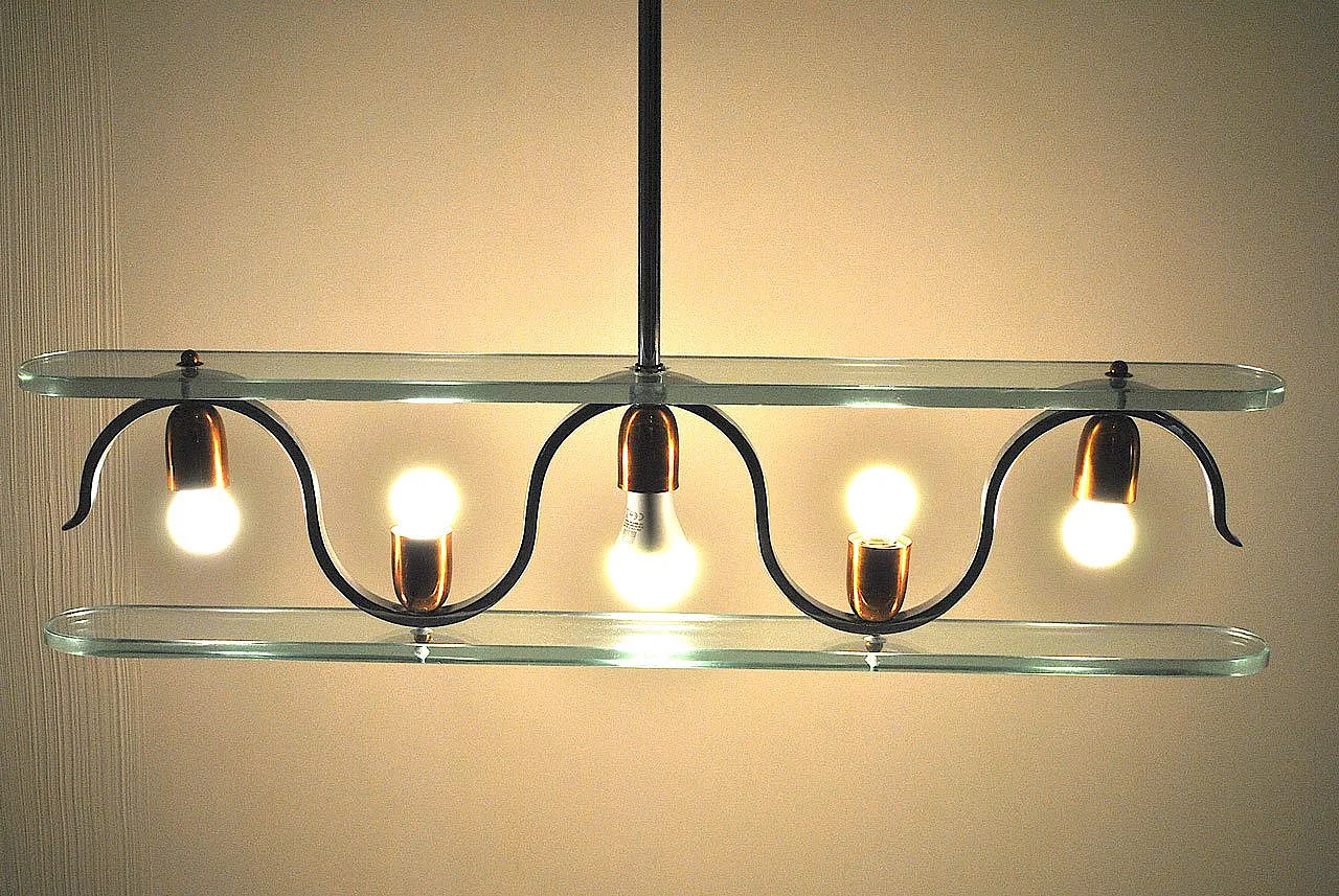 Pendant light by Fontana Arte, 1950s 15