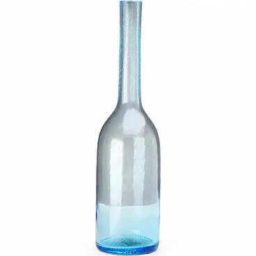 Bottiglia in vetro blu di Carlo Moretti, '900