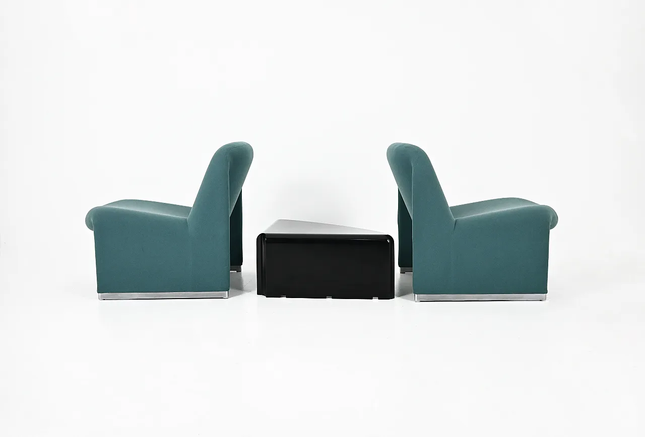 Alky Chairs and Table by Giancarlo Piretti for Anonima Castelli, 1970s 4