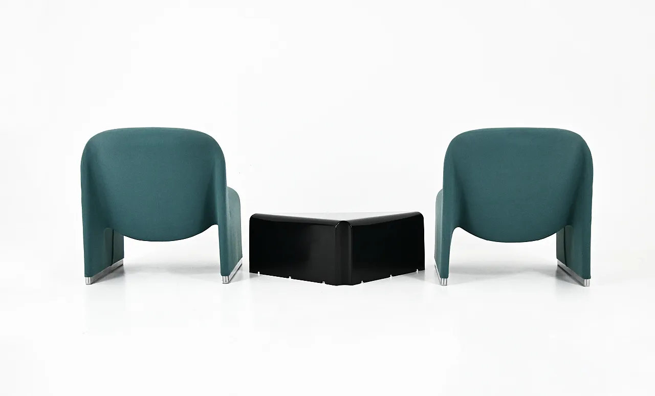 Alky Chairs and Table by Giancarlo Piretti for Anonima Castelli, 1970s 5