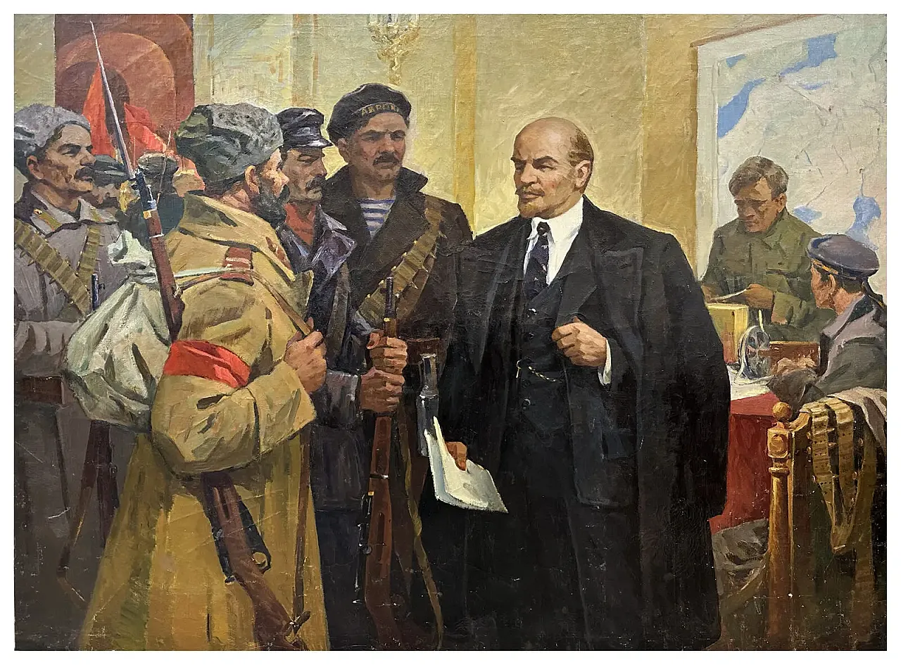 Lenin with the Soldiers of the Revolution, mid-20th century 1