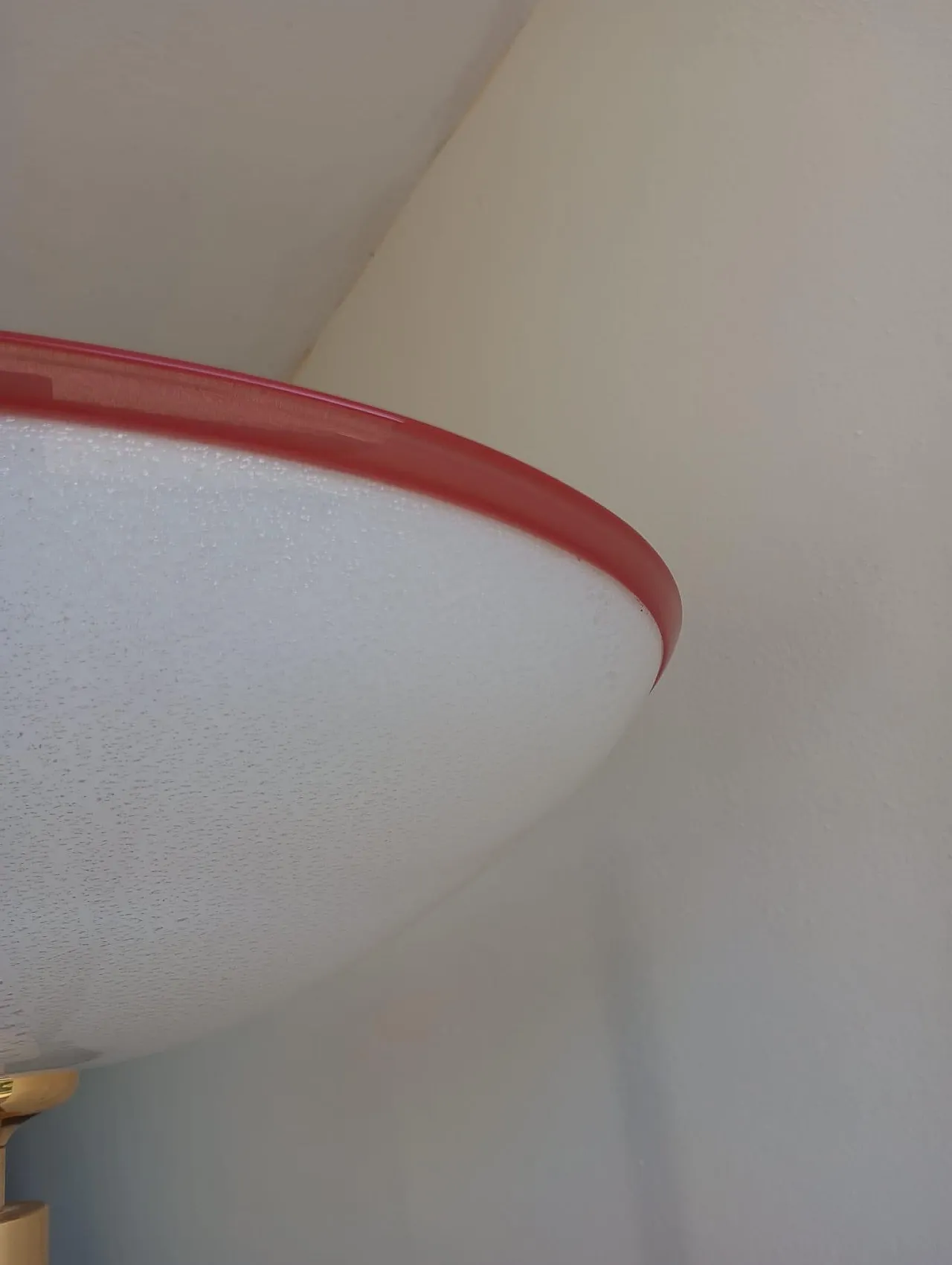 Floor lamp in grooved Murano glass and brass, Italy, 1970s 7