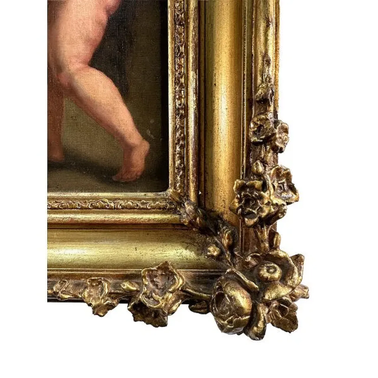 Holy Family with the Infant Saint John, oil on canvas, 18th century 9