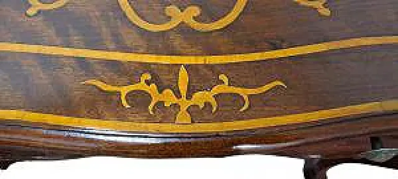 Inlaid wooden writing desk, mid-18th century 7
