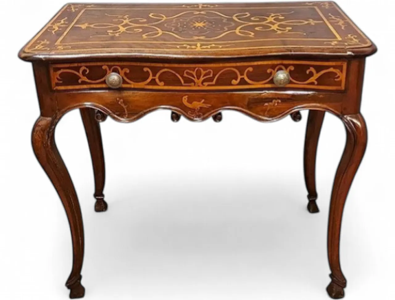 Inlaid wooden writing desk, mid-18th century 10