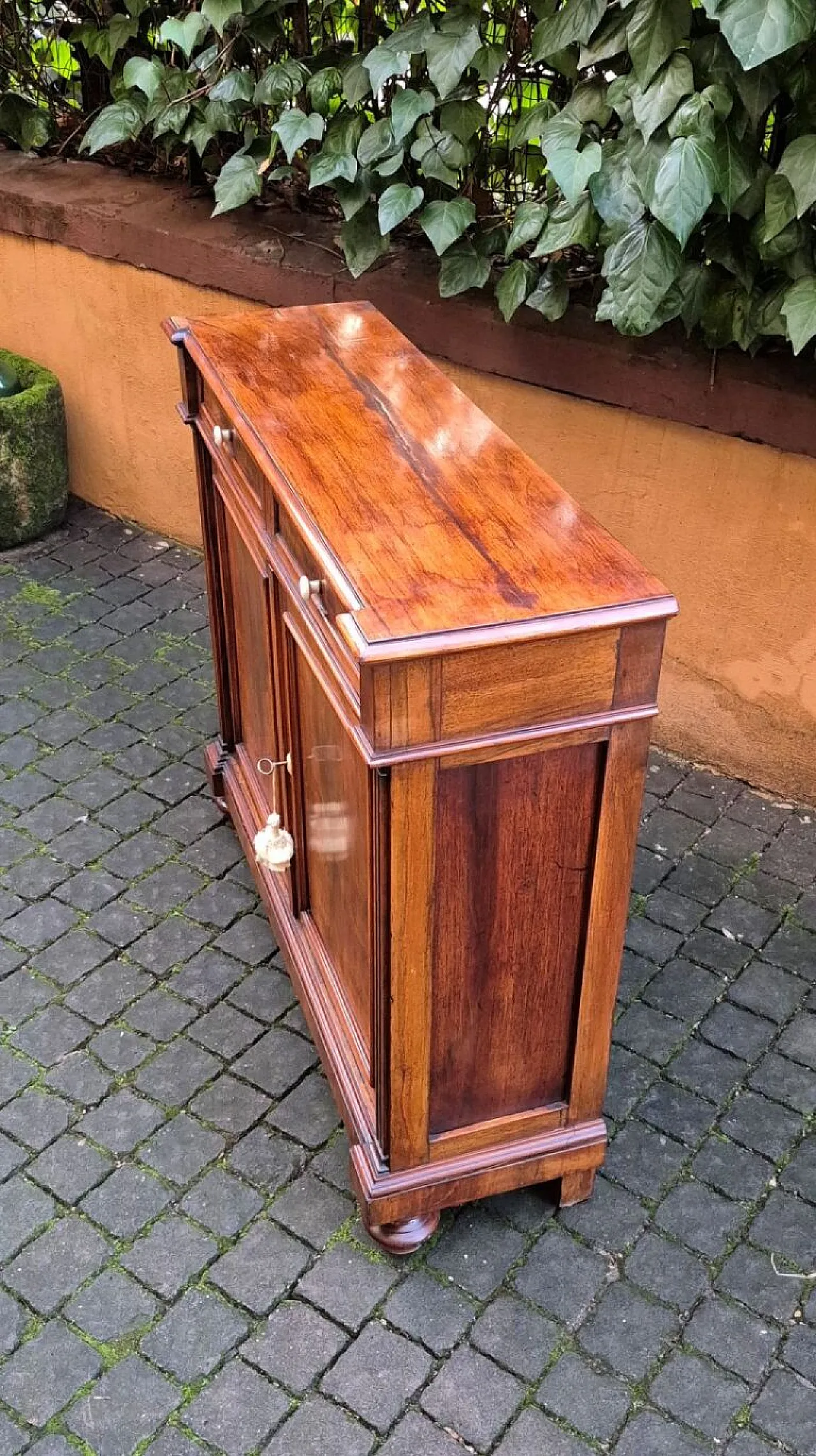 Walnut wood entryway sideboard, late 19th century 7