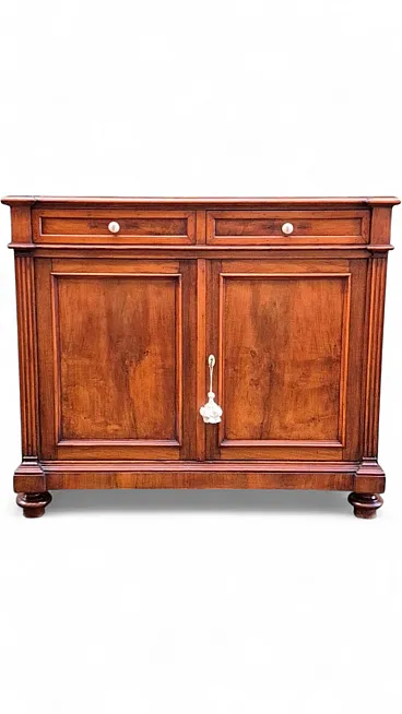 Walnut wood entryway sideboard, late 19th century