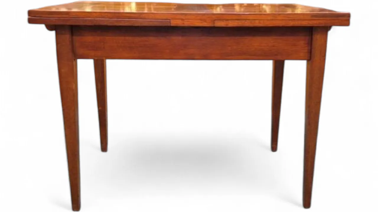 Extendable pull table with geometric threads, 19th century 8