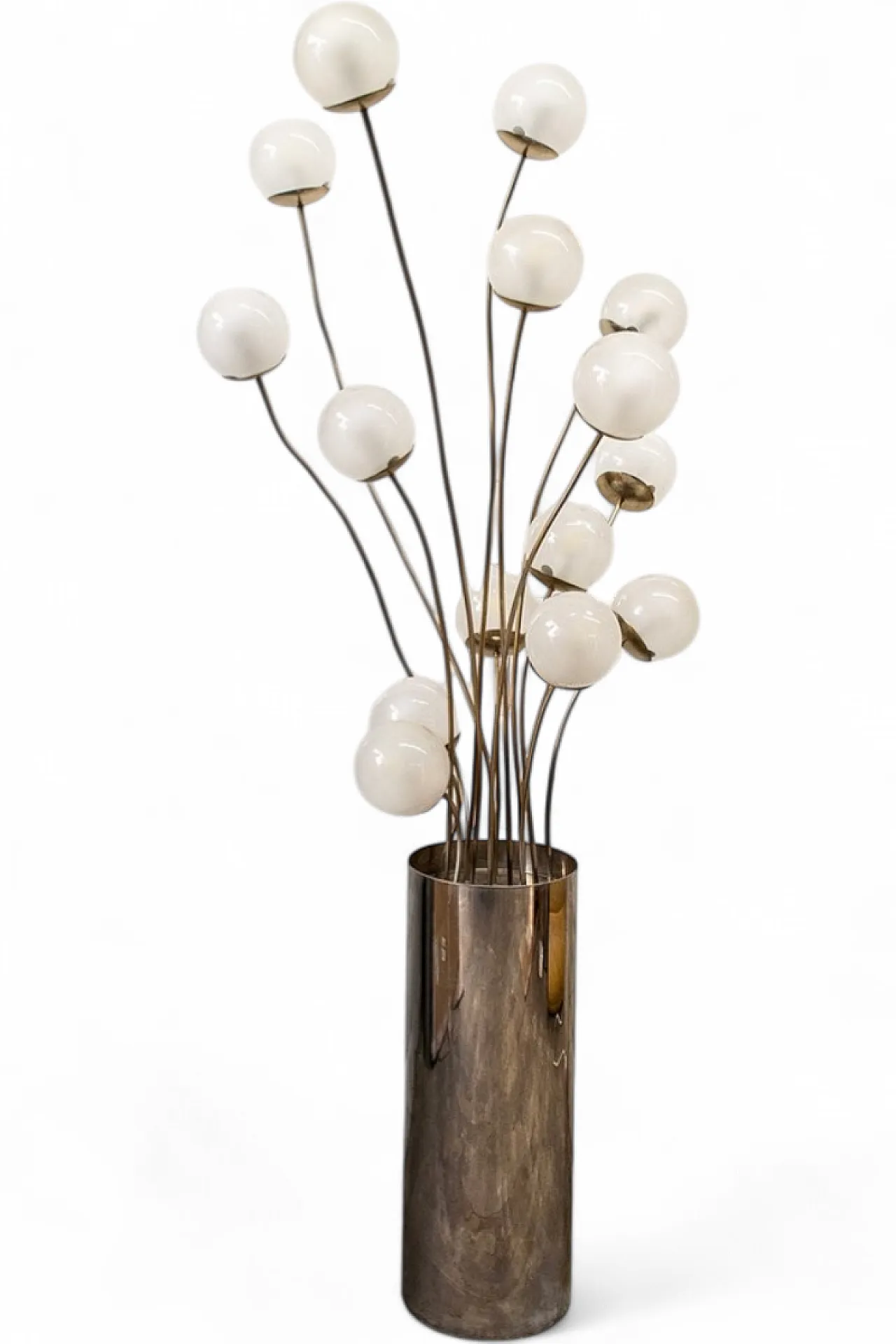 Lampada in vetro e metallo di Pia Guidetti Crippa per Luci, anni '70 5