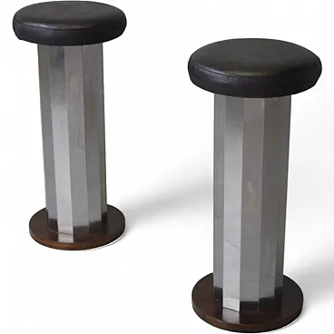 Pair of bar stools, 1970s