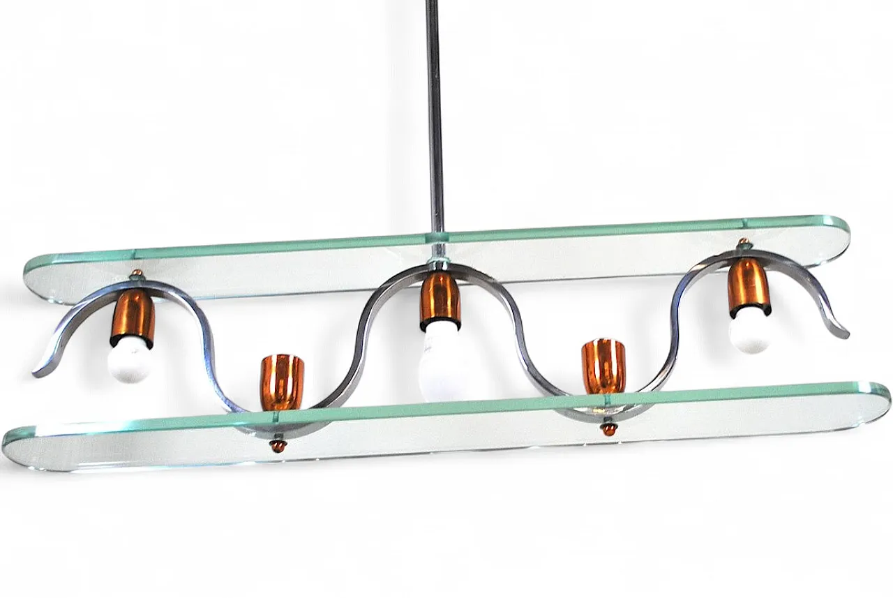 Pendant light by Fontana Arte, 1950s 17