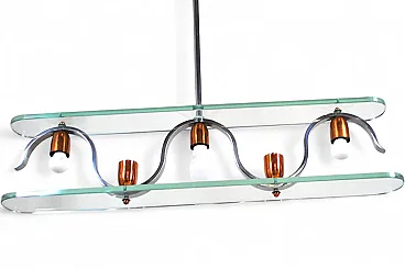 Pendant light by Fontana Arte, 1950s