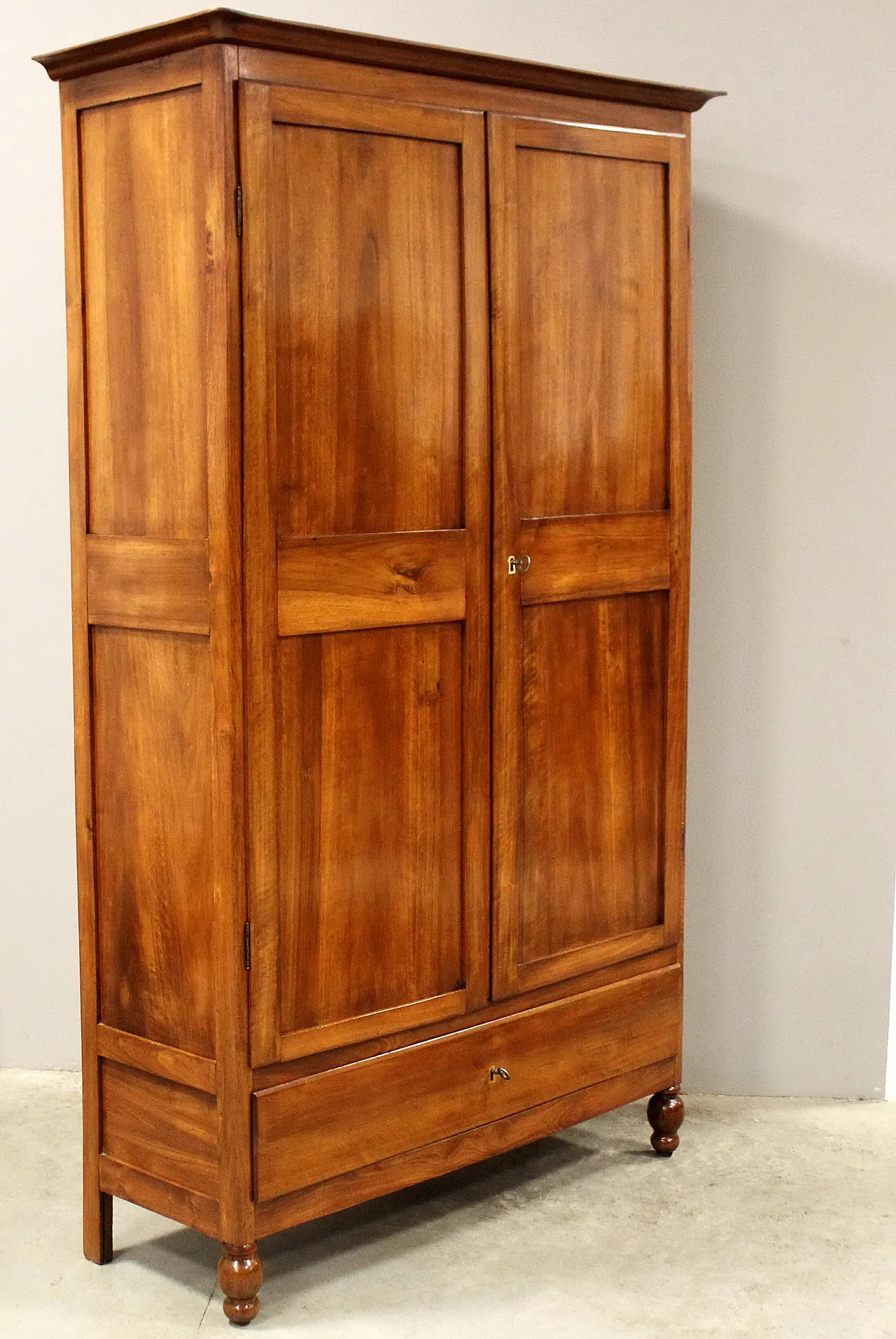 Armadio credenza Luigi Filippo in noce, '800 2