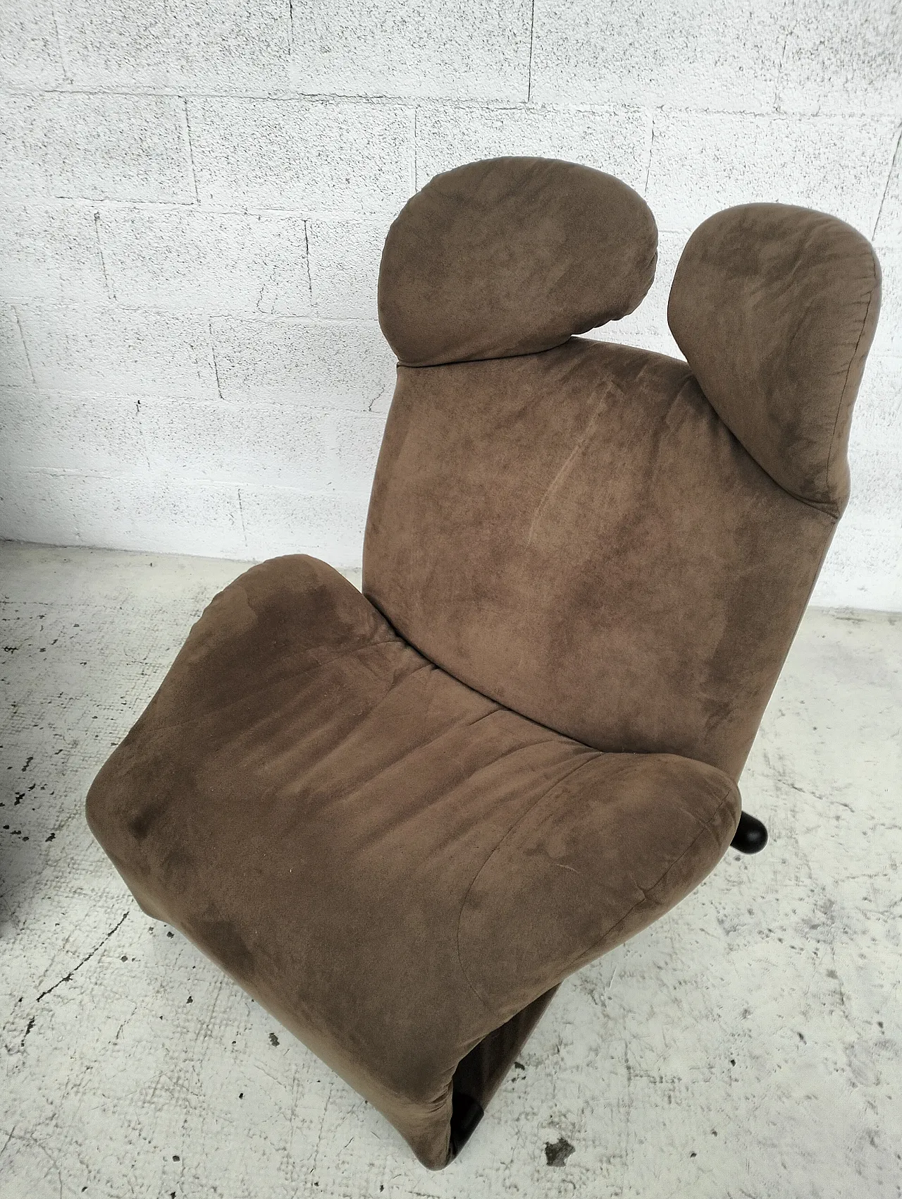 Pair of Wink chaise longues by Toshiyuki Kita for Cassina, 80s 12